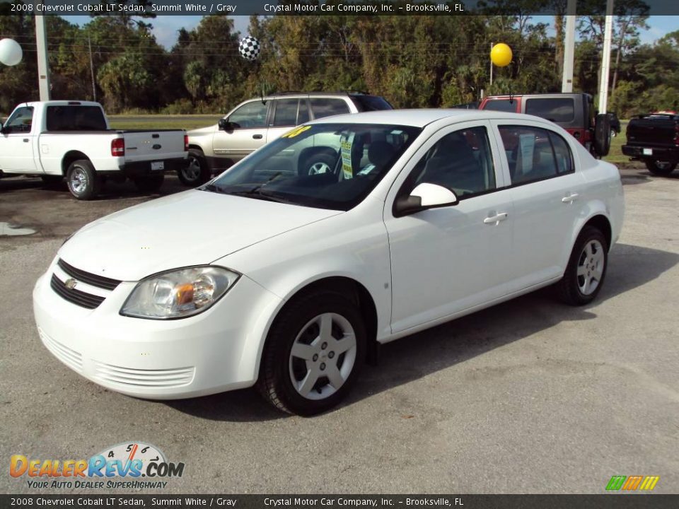 2008 Chevrolet Cobalt LT Sedan Summit White / Gray Photo #1