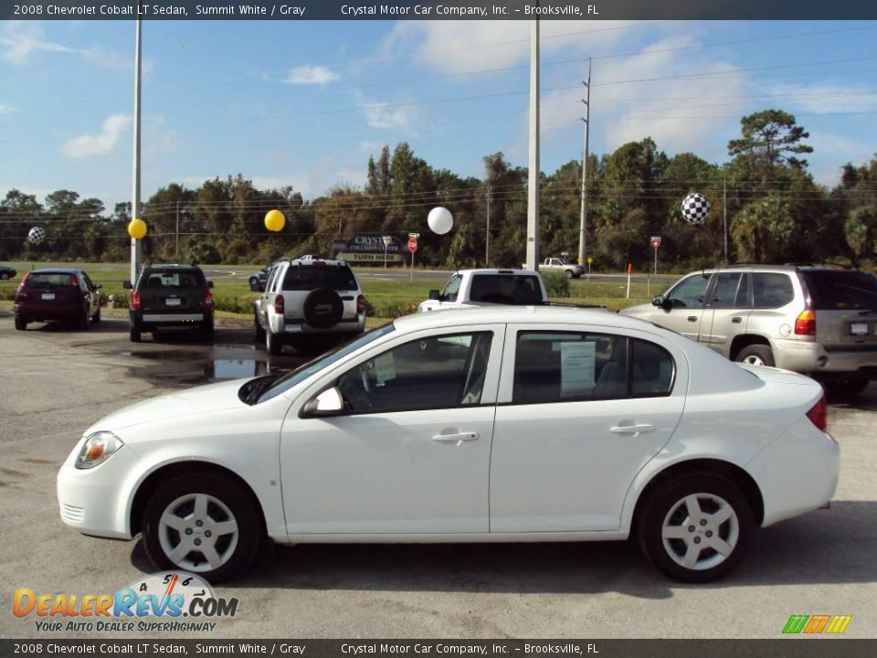 2008 Chevrolet Cobalt LT Sedan Summit White / Gray Photo #2