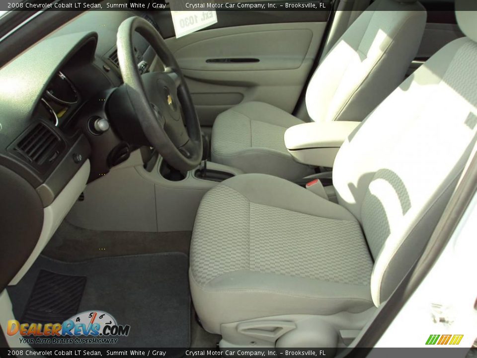 2008 Chevrolet Cobalt LT Sedan Summit White / Gray Photo #4