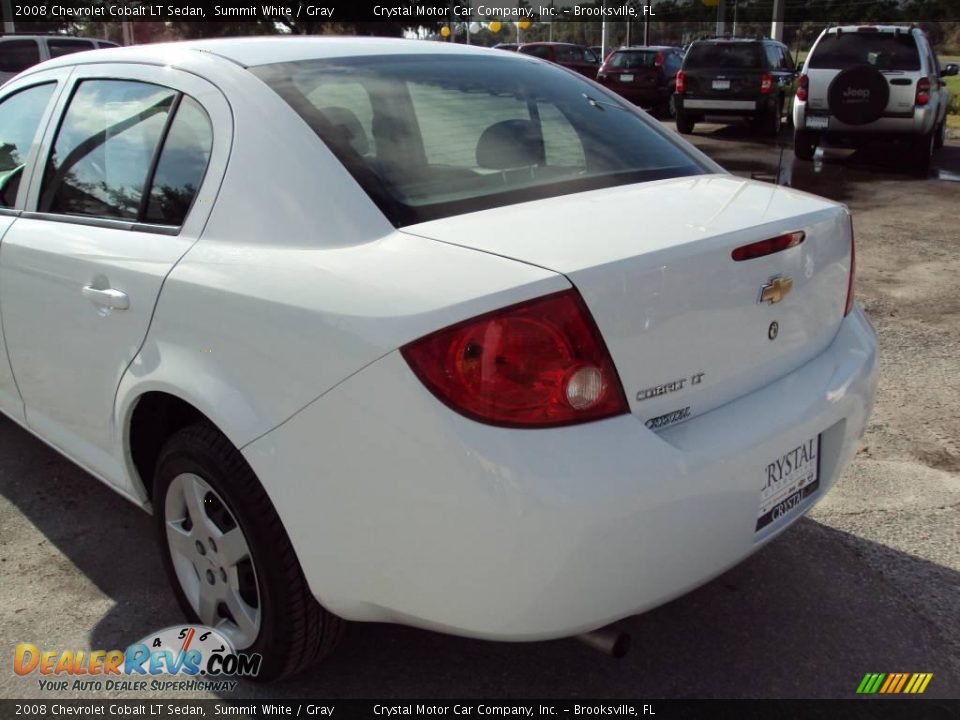 2008 Chevrolet Cobalt LT Sedan Summit White / Gray Photo #7
