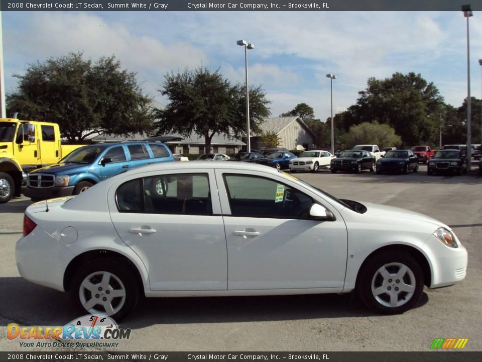 2008 Chevrolet Cobalt LT Sedan Summit White / Gray Photo #9