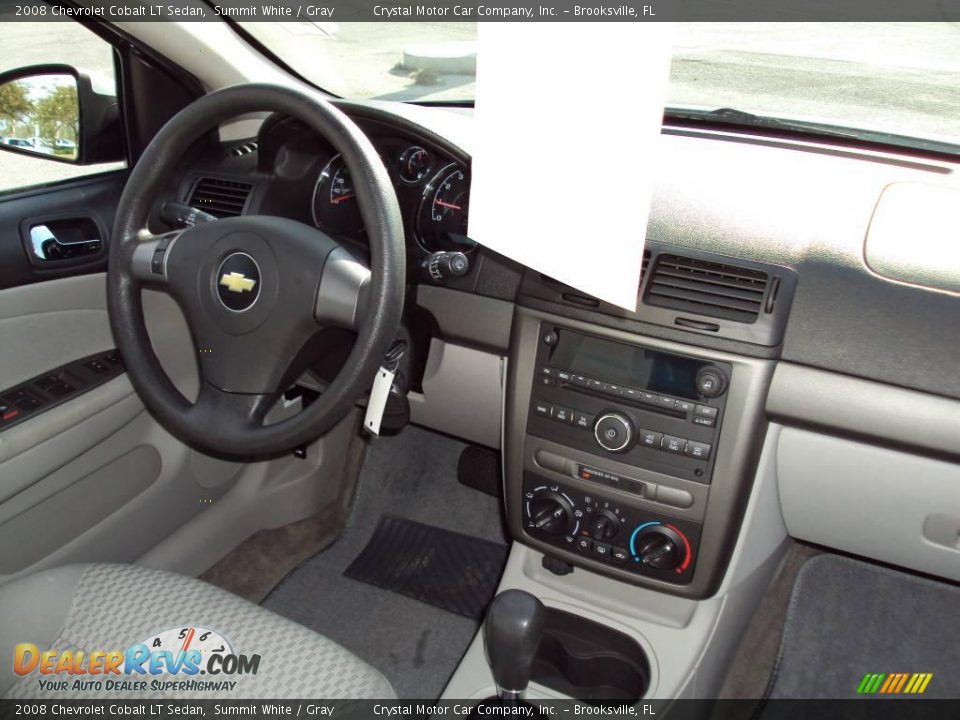 2008 Chevrolet Cobalt LT Sedan Summit White / Gray Photo #11