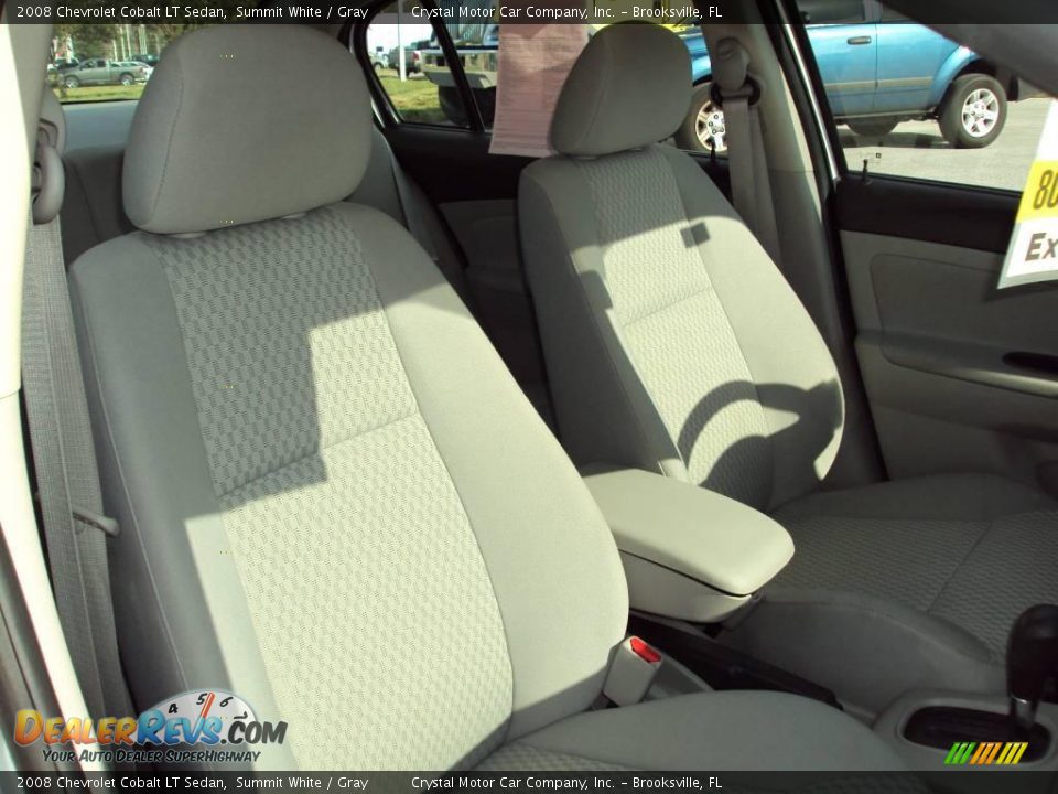 2008 Chevrolet Cobalt LT Sedan Summit White / Gray Photo #12