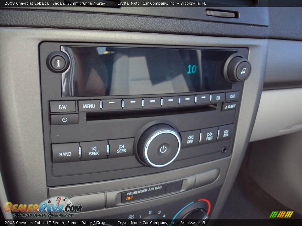 2008 Chevrolet Cobalt LT Sedan Summit White / Gray Photo #19