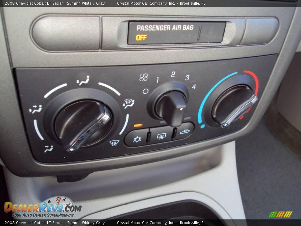 2008 Chevrolet Cobalt LT Sedan Summit White / Gray Photo #20