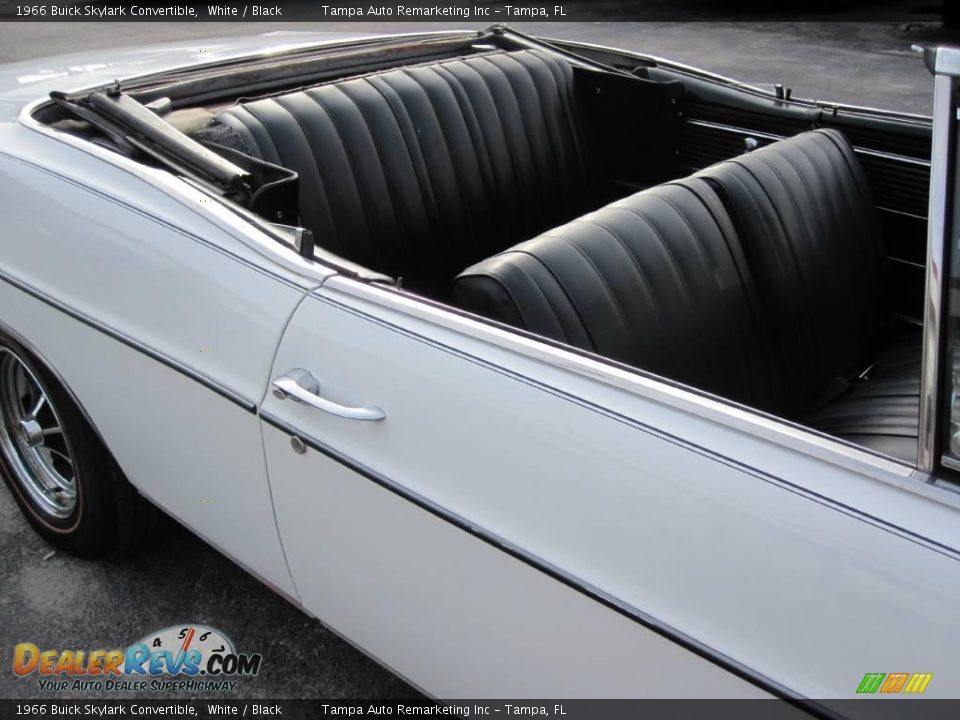 1966 Buick Skylark Convertible White / Black Photo #35