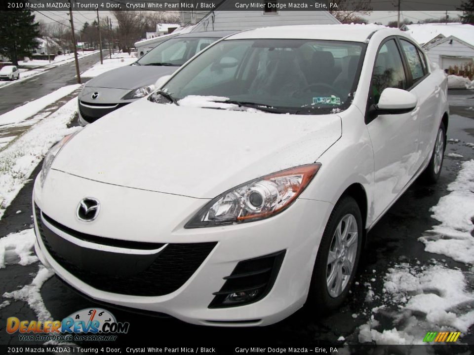 2010 Mazda MAZDA3 i Touring 4 Door Crystal White Pearl Mica / Black Photo #1