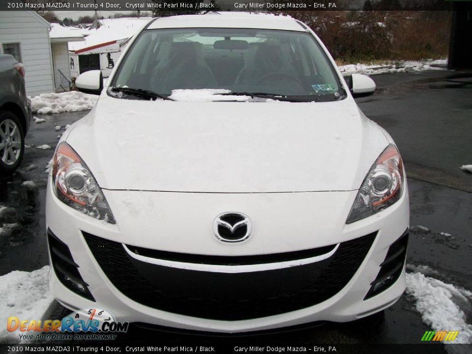 2010 Mazda MAZDA3 i Touring 4 Door Crystal White Pearl Mica / Black Photo #9