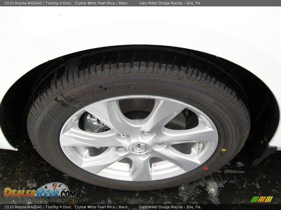 2010 Mazda MAZDA3 i Touring 4 Door Crystal White Pearl Mica / Black Photo #10