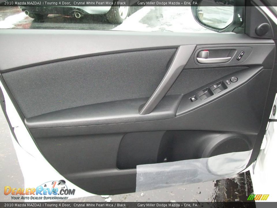 2010 Mazda MAZDA3 i Touring 4 Door Crystal White Pearl Mica / Black Photo #11
