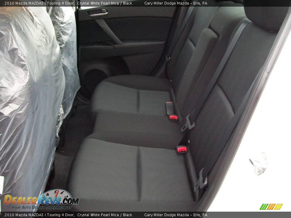 2010 Mazda MAZDA3 i Touring 4 Door Crystal White Pearl Mica / Black Photo #13