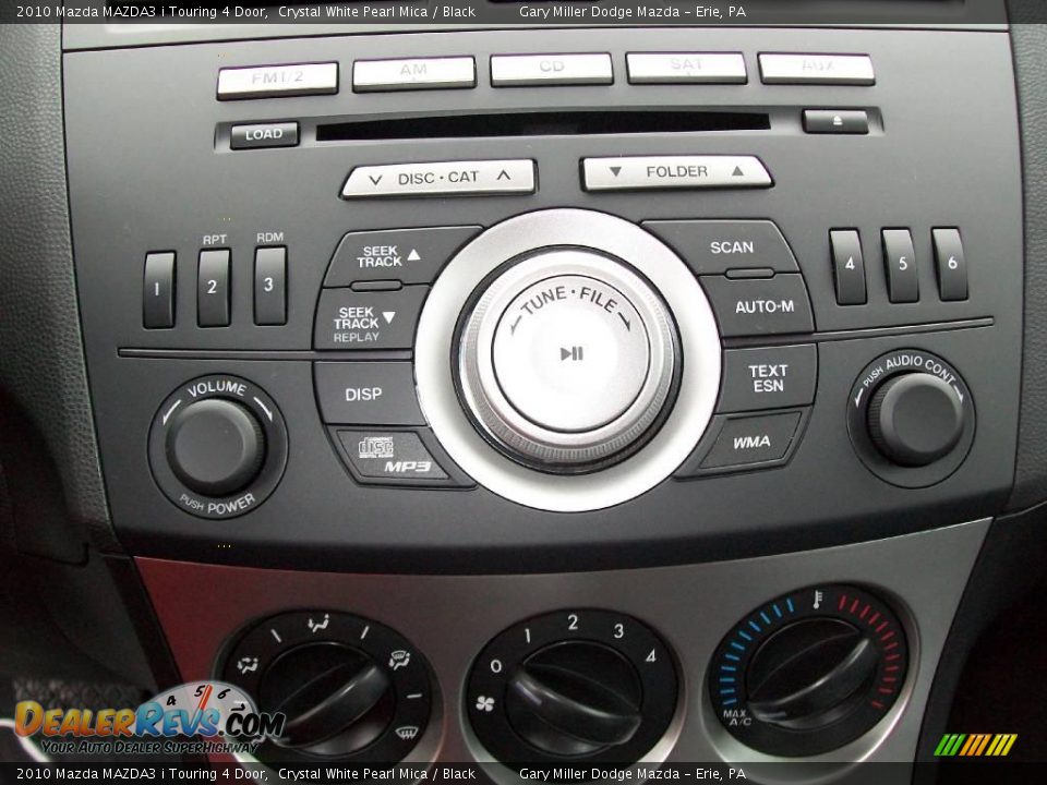 2010 Mazda MAZDA3 i Touring 4 Door Crystal White Pearl Mica / Black Photo #14