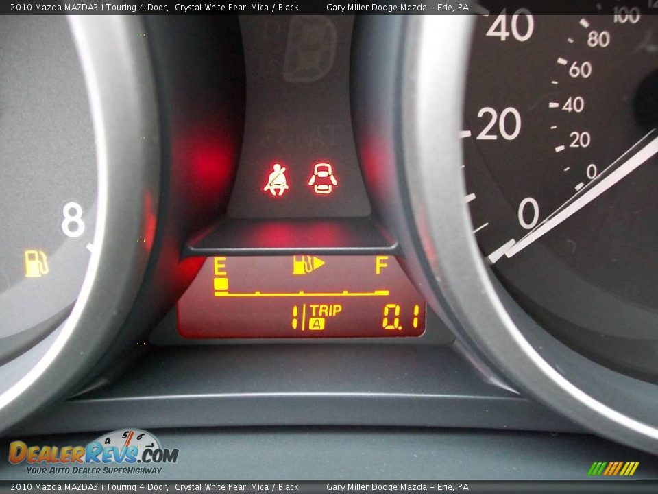 2010 Mazda MAZDA3 i Touring 4 Door Crystal White Pearl Mica / Black Photo #15