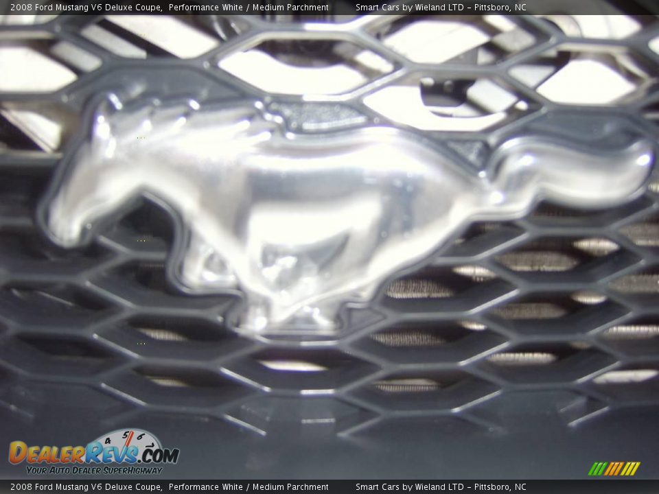 2008 Ford Mustang V6 Deluxe Coupe Performance White / Medium Parchment Photo #21
