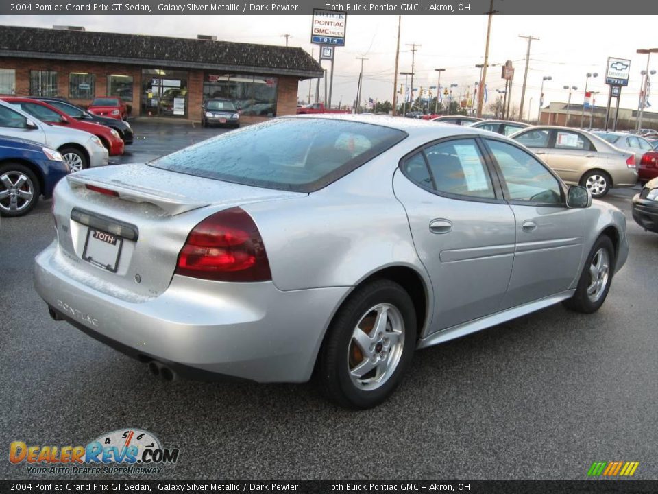 2004 Pontiac Grand Prix GT Sedan Galaxy Silver Metallic / Dark Pewter Photo #3