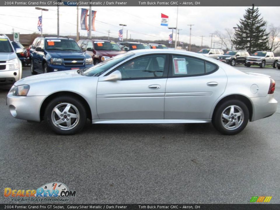 2004 Pontiac Grand Prix GT Sedan Galaxy Silver Metallic / Dark Pewter Photo #5