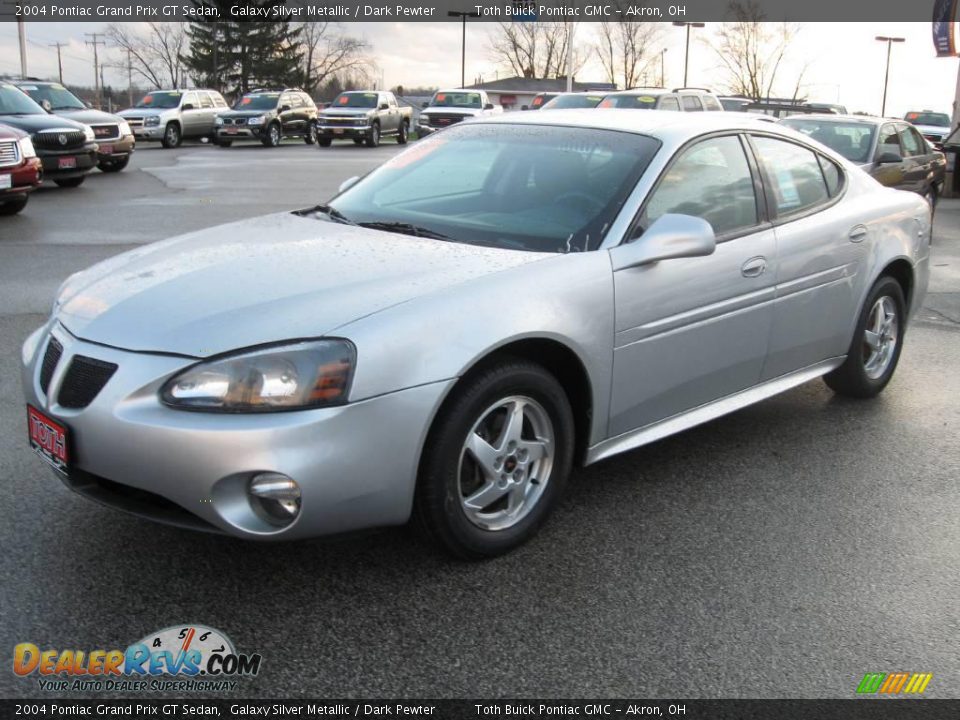 2004 Pontiac Grand Prix GT Sedan Galaxy Silver Metallic / Dark Pewter Photo #6