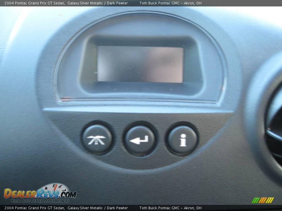 2004 Pontiac Grand Prix GT Sedan Galaxy Silver Metallic / Dark Pewter Photo #19