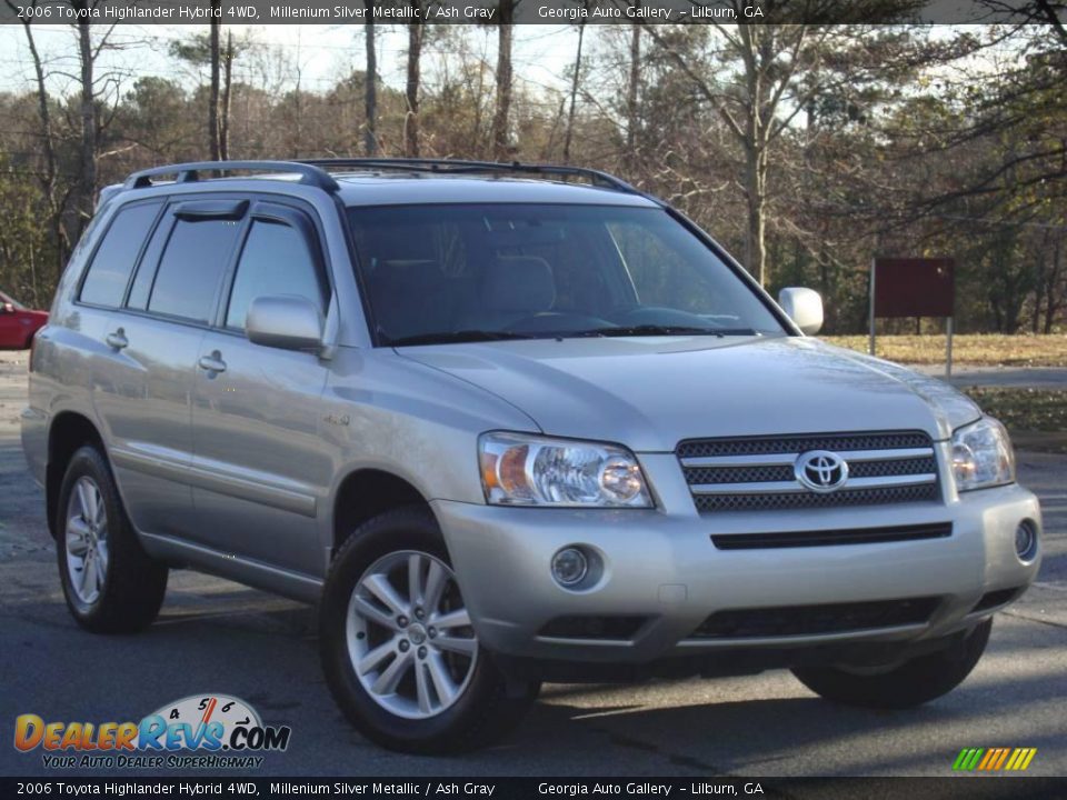 2006 Toyota Highlander Hybrid 4WD Millenium Silver Metallic / Ash Gray Photo #1