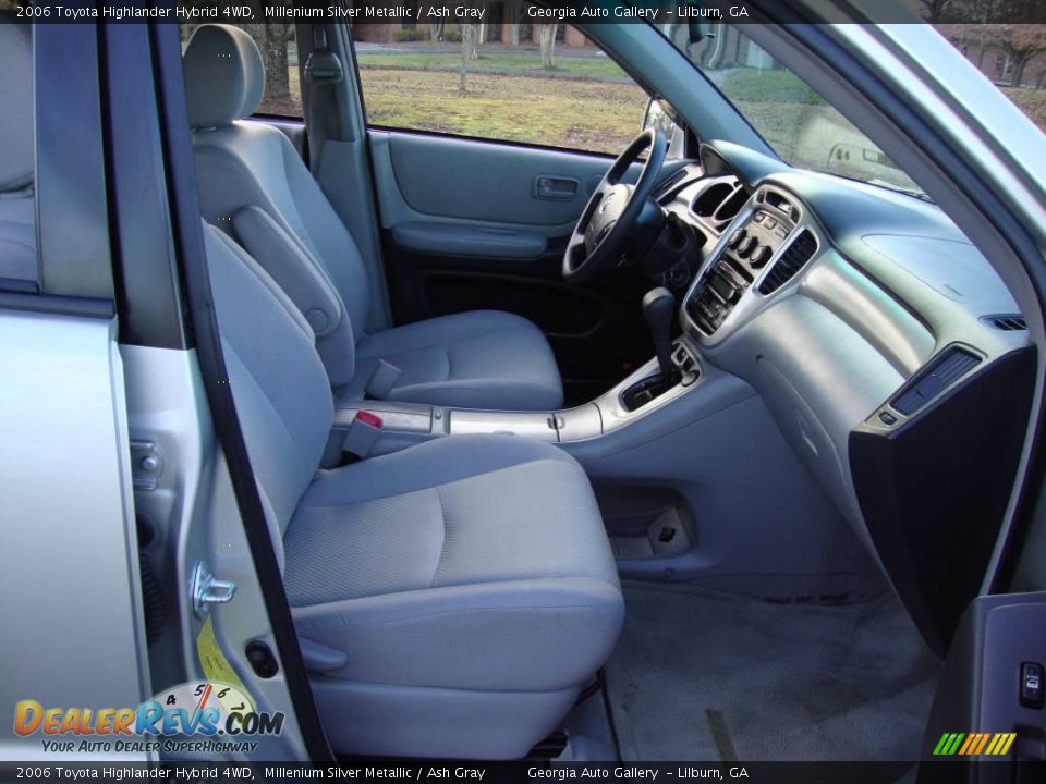 2006 Toyota Highlander Hybrid 4WD Millenium Silver Metallic / Ash Gray Photo #7