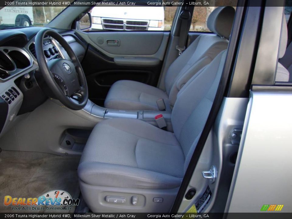 2006 Toyota Highlander Hybrid 4WD Millenium Silver Metallic / Ash Gray Photo #8