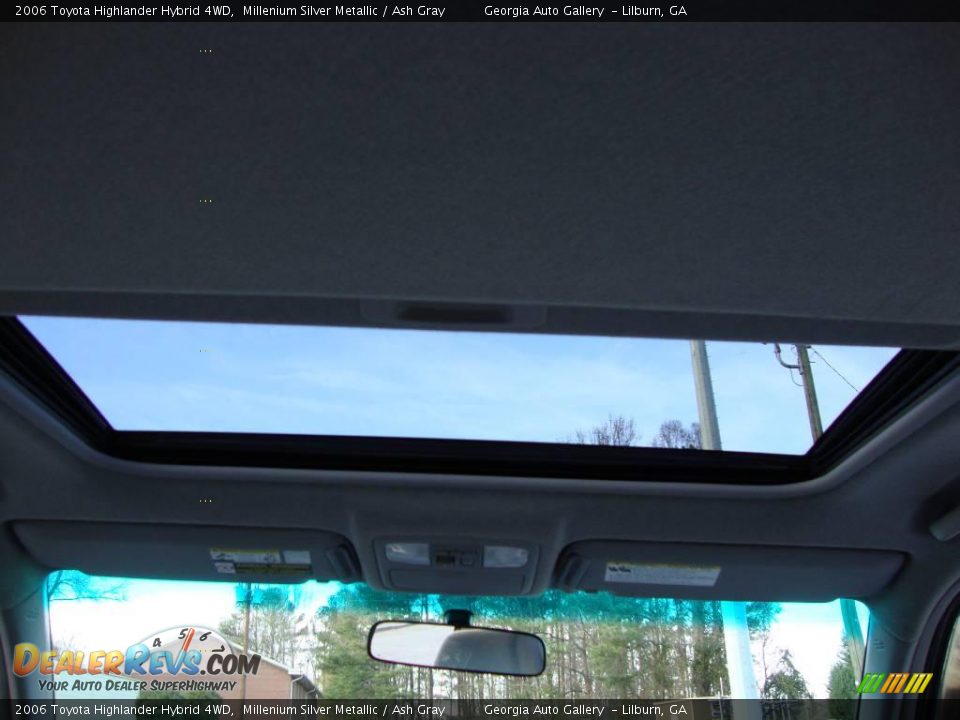 2006 Toyota Highlander Hybrid 4WD Millenium Silver Metallic / Ash Gray Photo #9