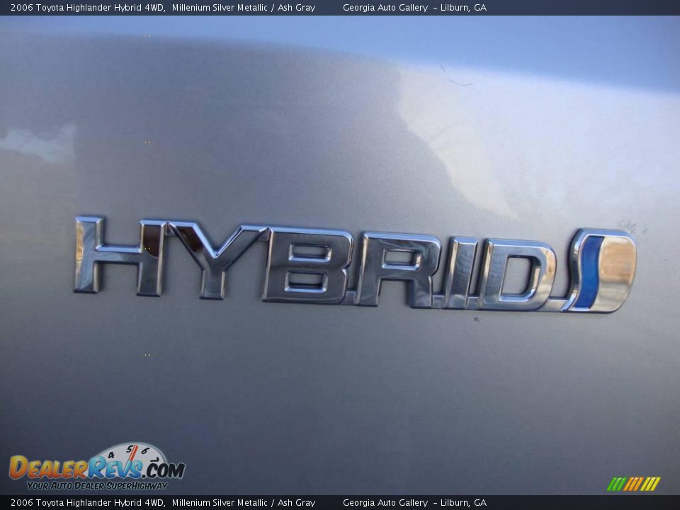 2006 Toyota Highlander Hybrid 4WD Millenium Silver Metallic / Ash Gray Photo #10