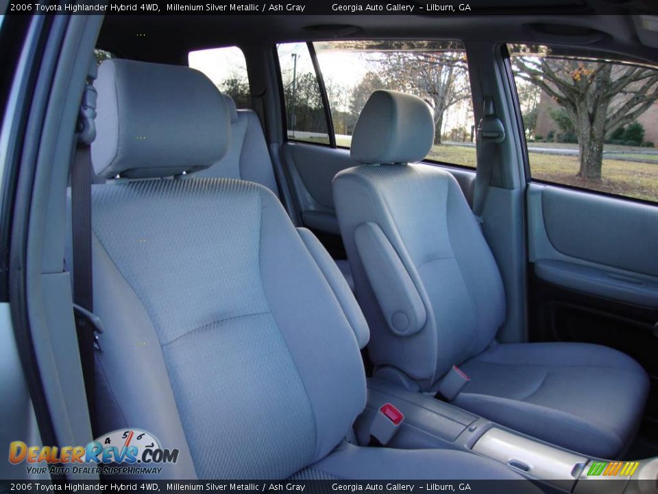 2006 Toyota Highlander Hybrid 4WD Millenium Silver Metallic / Ash Gray Photo #25