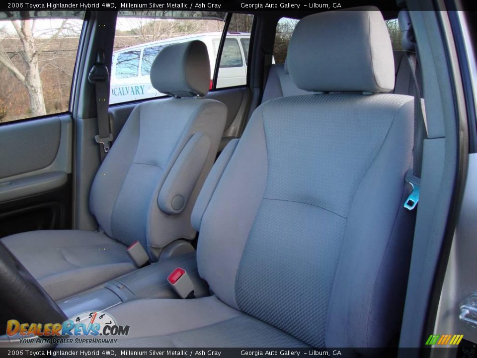 2006 Toyota Highlander Hybrid 4WD Millenium Silver Metallic / Ash Gray Photo #26