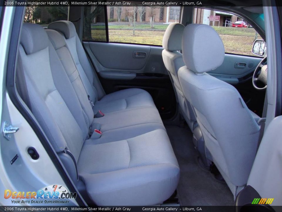 2006 Toyota Highlander Hybrid 4WD Millenium Silver Metallic / Ash Gray Photo #29