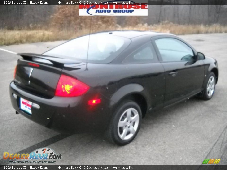 2009 Pontiac G5 Black / Ebony Photo #2