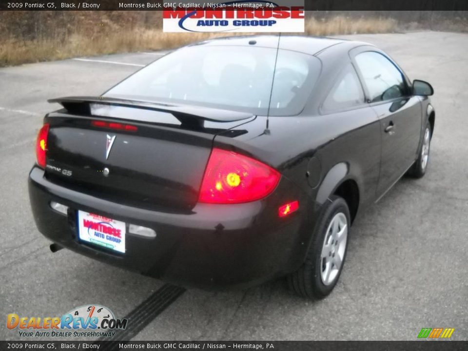 2009 Pontiac G5 Black / Ebony Photo #3