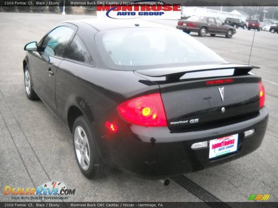 2009 Pontiac G5 Black / Ebony Photo #5