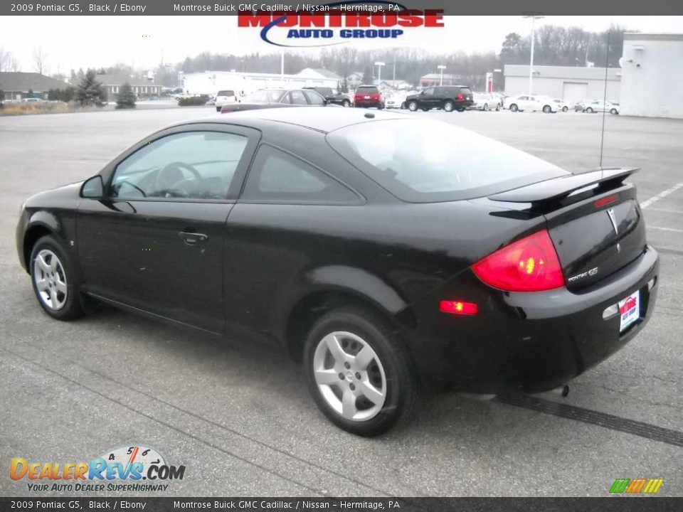 2009 Pontiac G5 Black / Ebony Photo #6