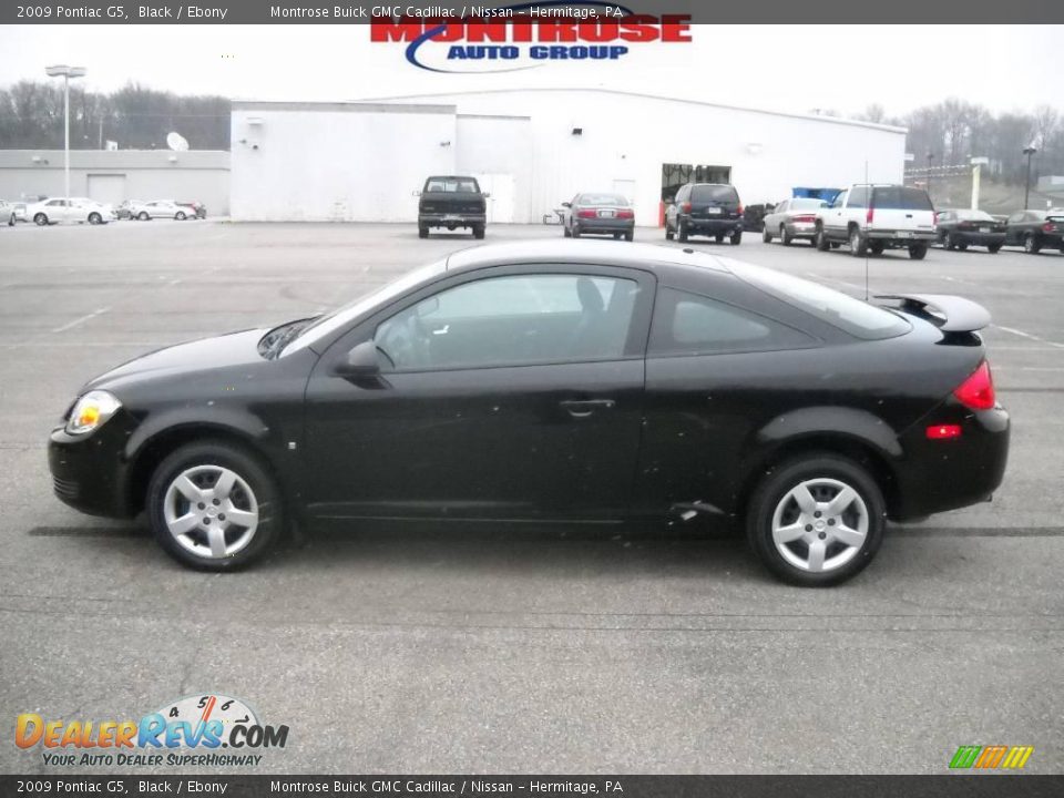 2009 Pontiac G5 Black / Ebony Photo #7