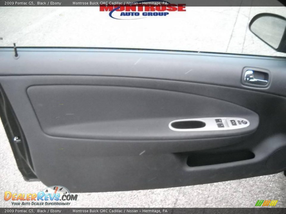 2009 Pontiac G5 Black / Ebony Photo #8