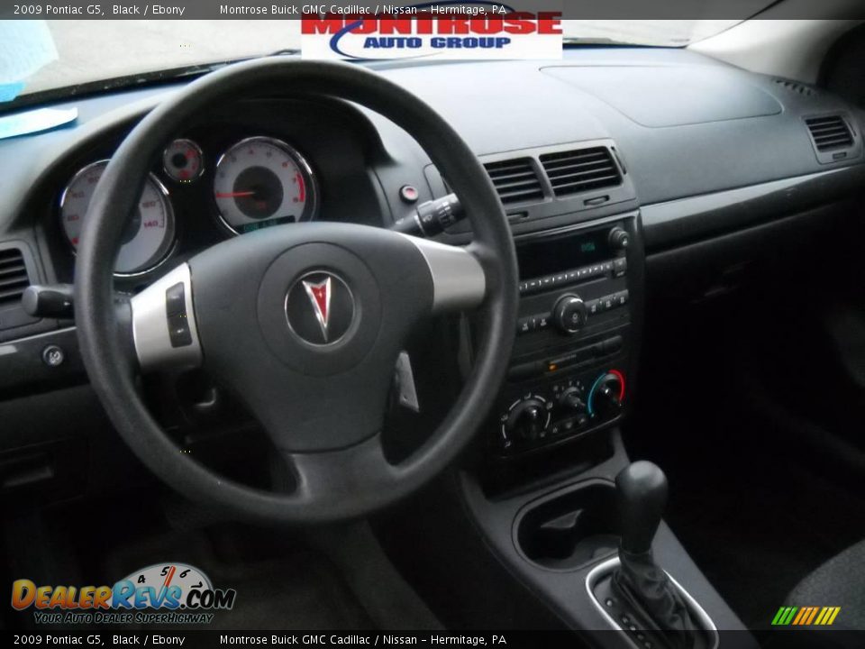 2009 Pontiac G5 Black / Ebony Photo #12