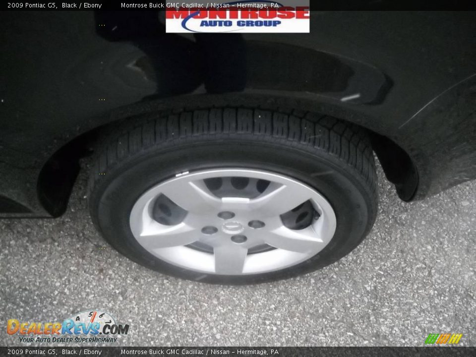 2009 Pontiac G5 Black / Ebony Photo #15