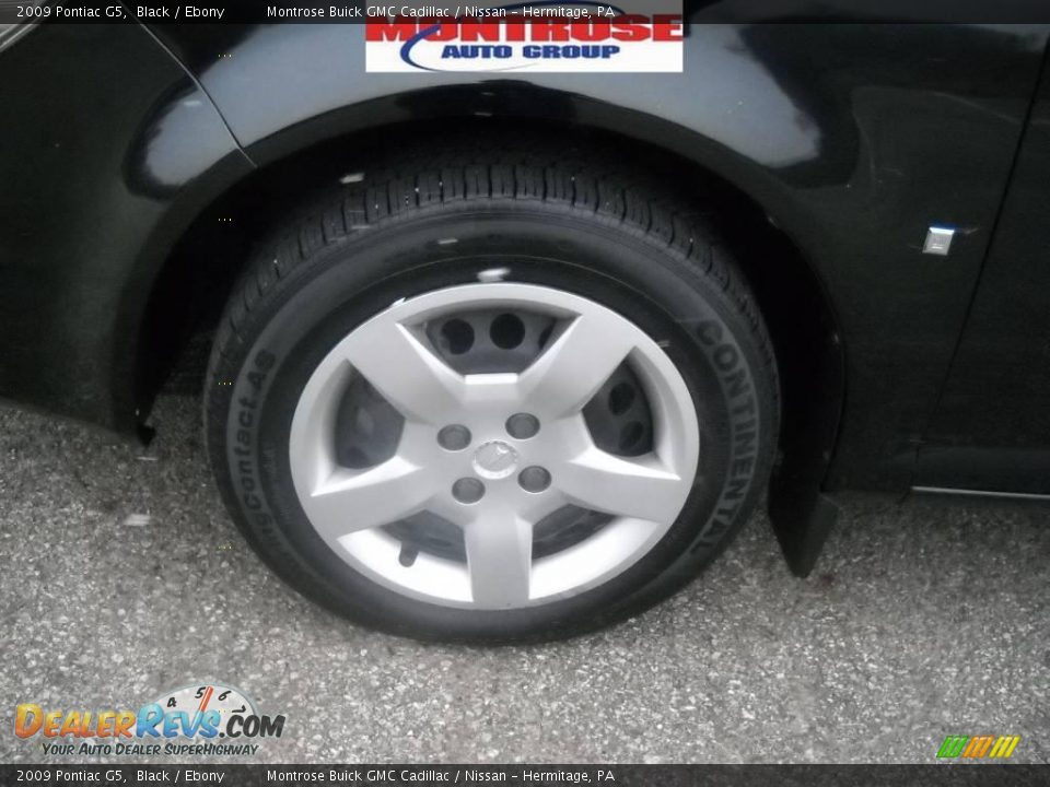 2009 Pontiac G5 Black / Ebony Photo #19