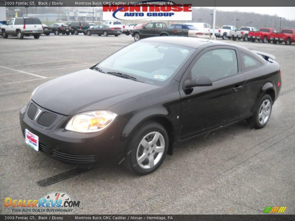 2009 Pontiac G5 Black / Ebony Photo #20