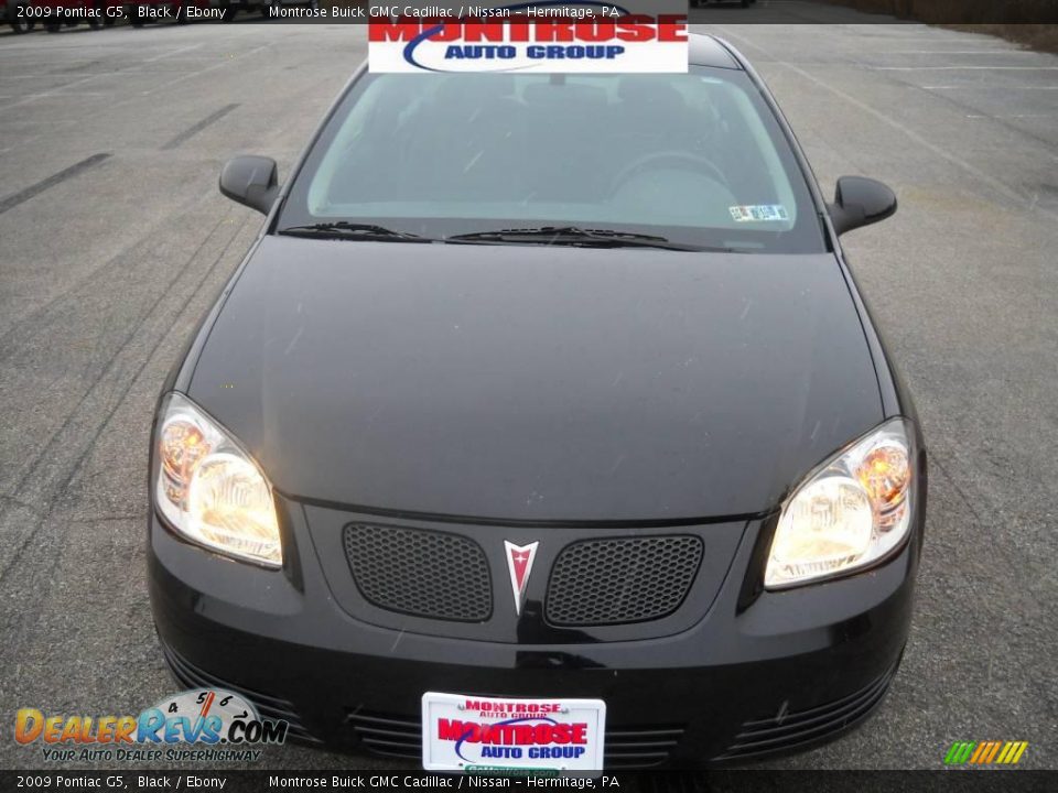 2009 Pontiac G5 Black / Ebony Photo #22
