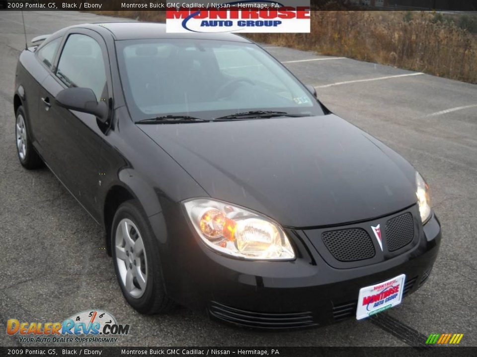 2009 Pontiac G5 Black / Ebony Photo #23