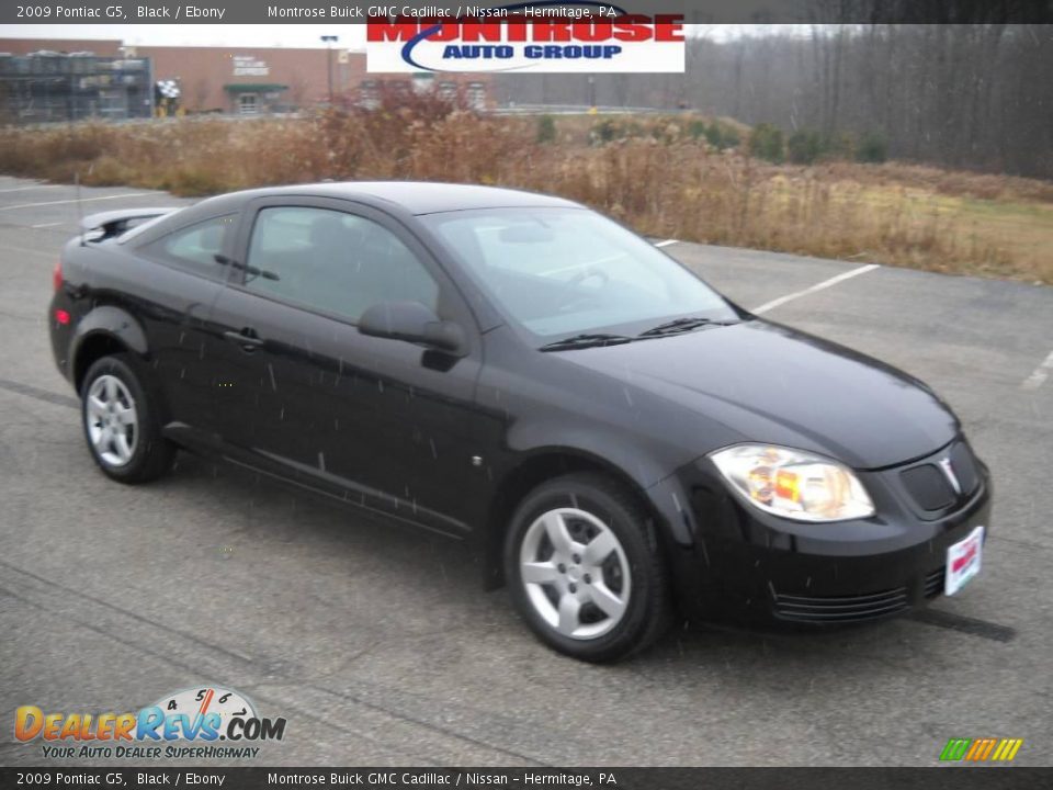 2009 Pontiac G5 Black / Ebony Photo #24