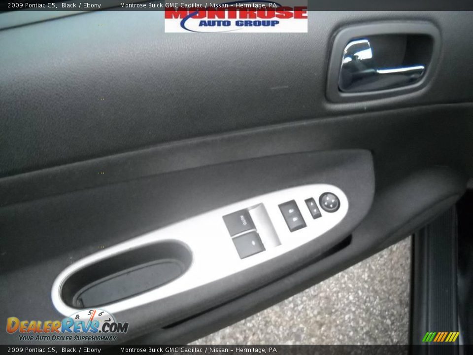 2009 Pontiac G5 Black / Ebony Photo #25