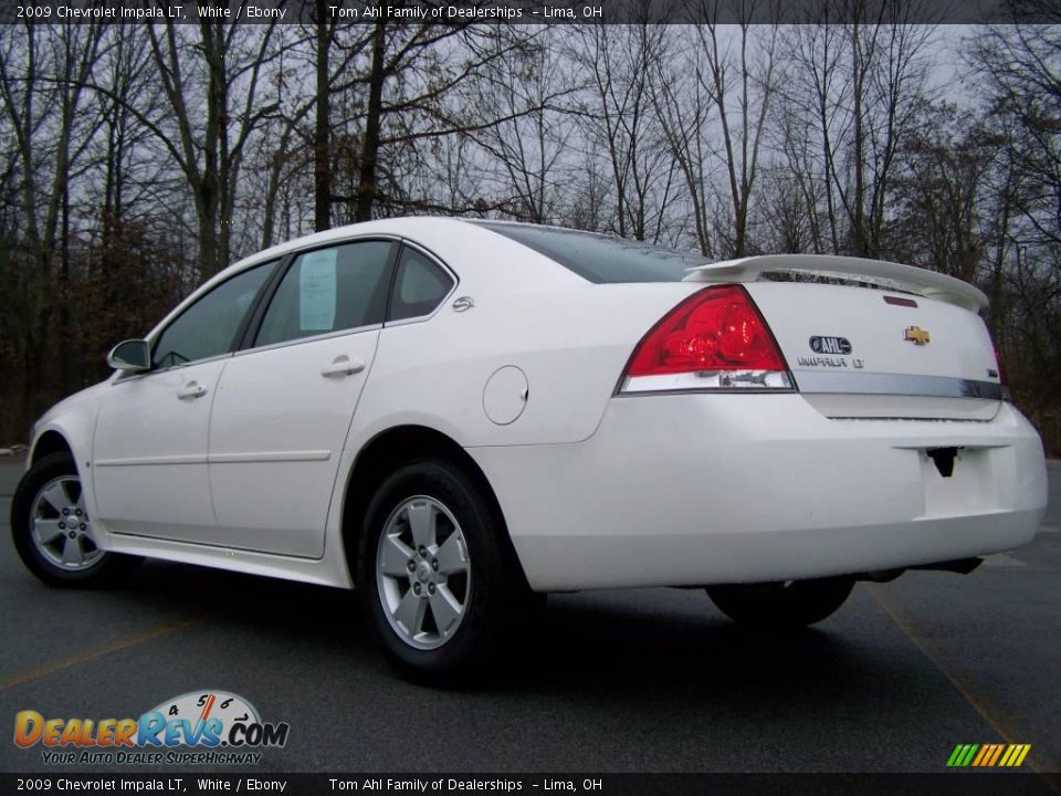 2009 Chevrolet Impala LT White / Ebony Photo #4