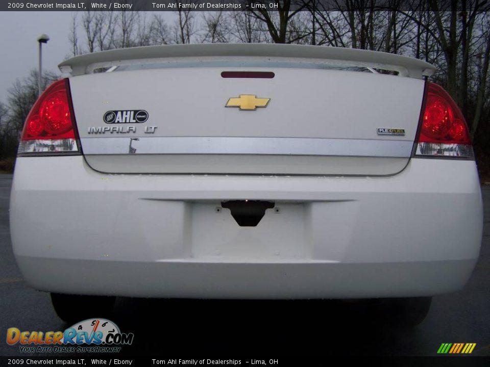 2009 Chevrolet Impala LT White / Ebony Photo #6