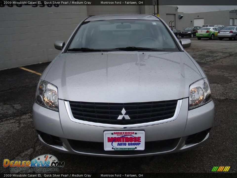 2009 Mitsubishi Galant ES Quick Silver Pearl / Medium Gray Photo #8