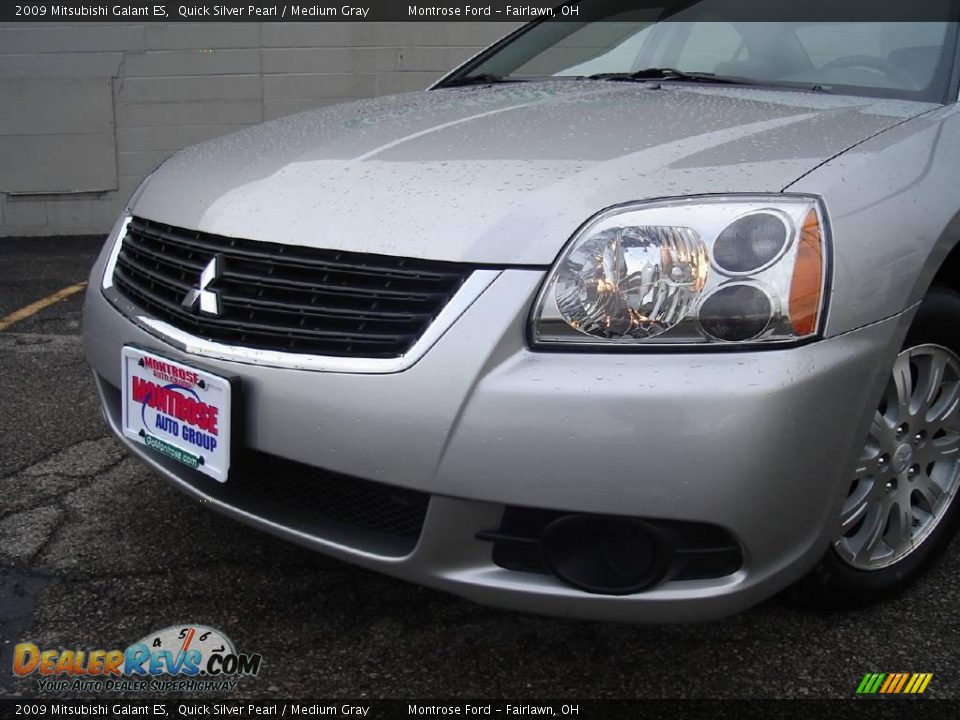 2009 Mitsubishi Galant ES Quick Silver Pearl / Medium Gray Photo #9