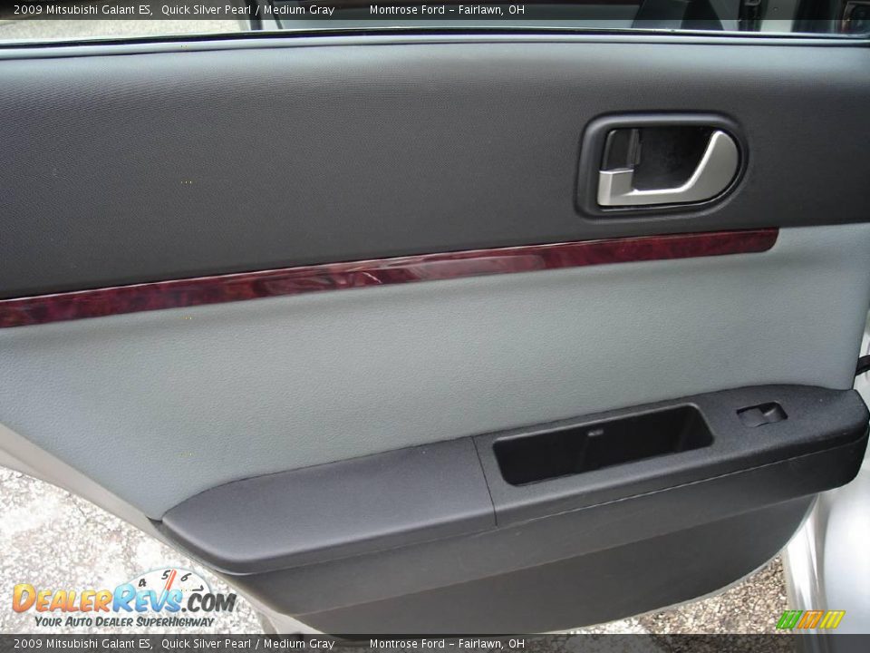 2009 Mitsubishi Galant ES Quick Silver Pearl / Medium Gray Photo #20