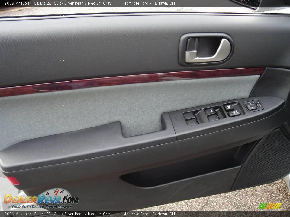 2009 Mitsubishi Galant ES Quick Silver Pearl / Medium Gray Photo #21